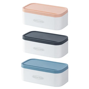 

Multifunctional Desktop Storage Box Jewelry Cosmetic Mask Medicine Storage Box Plastic Storage Box 24X13X8.1cm