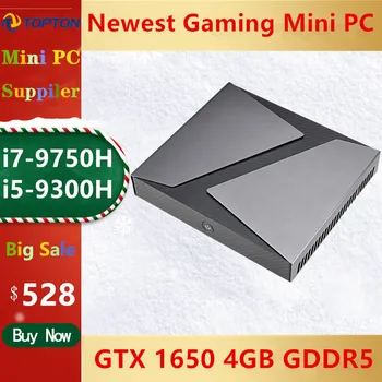 

Newest Gaming Mini PC Intel i9 i7-9750H i5-9300H GeForce GTX 1650 4GB 2*DDR4 M.2 Desktop Computer Windows 10 HDMI DP Type-C WiFi