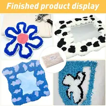 

Tufted Carpet Gun-stabbed Cloth Large Piece of Pure Cotton Cloth Carpet Anti-slip Cloth Yellow Thread Cloth Many Specifications