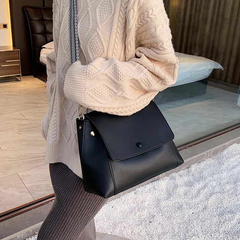 High Quality Leather Casual Crossbody Shoulder Bags for Women 2021