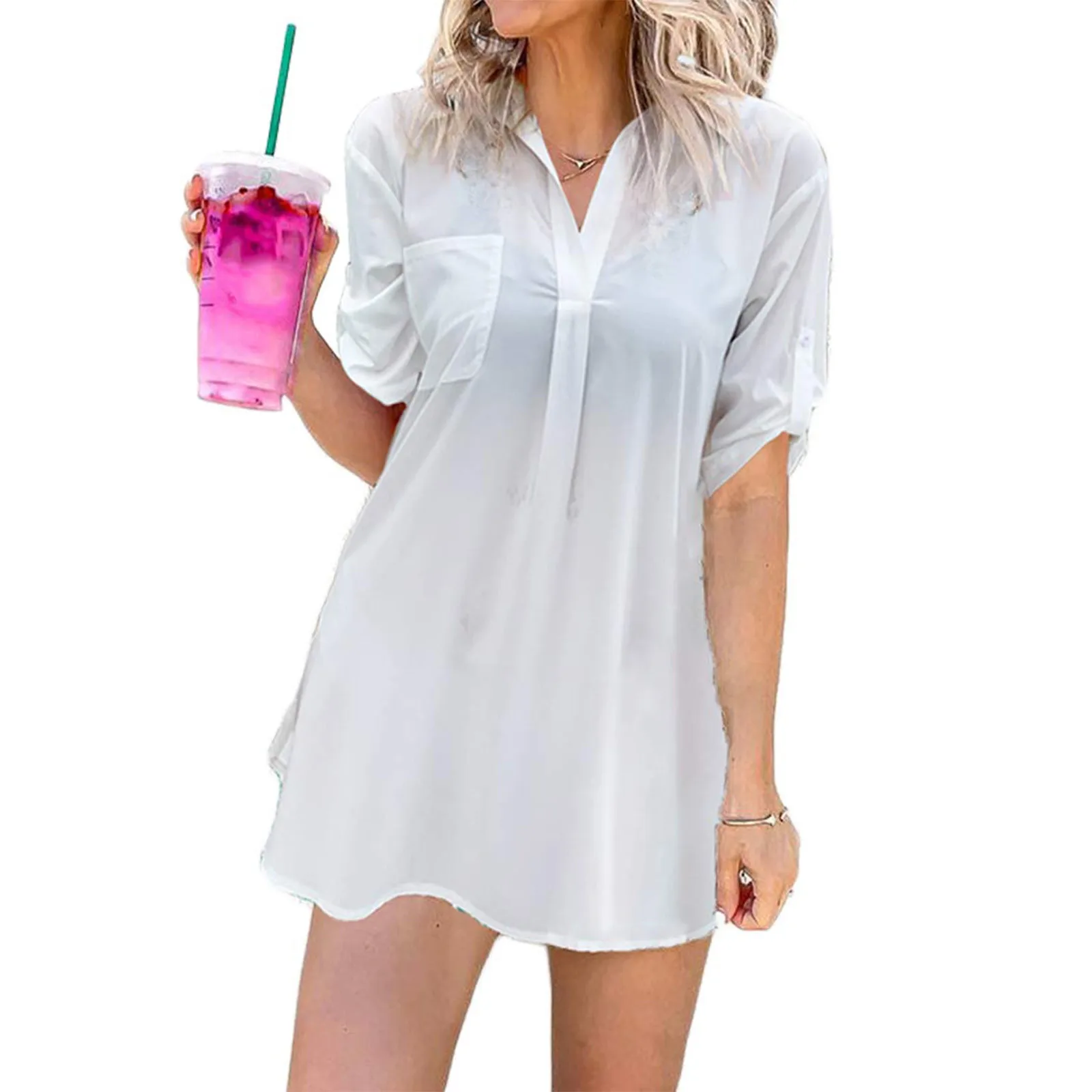 Women's Bikini Cover-up Sexy Swimsuit Cover Ups Summer Bathing Suit Beach Coverups Beach Casual Dress Tops Купальник Женский bathing suit wrap cover up Cover-Ups