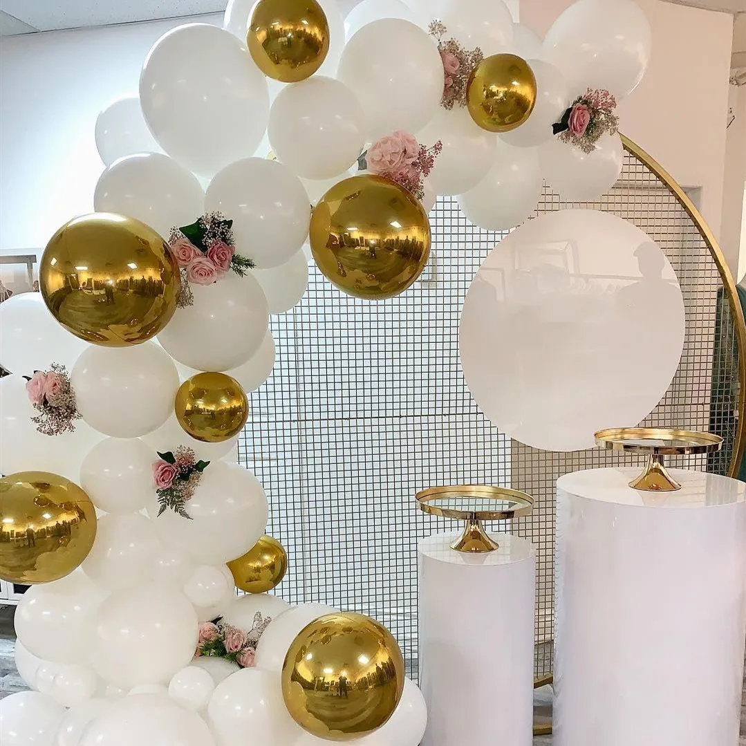 

79pcs/set Balloon Garland Arch Kit 5"-18" Rose Gold White Balloons for Birthdays Baby Showers Weddings Party Decorations