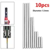 10Pcs 5.3mm High Hardness Ejector Pins Set for Pushing Drill Buttons Full Specifications Steel Reamer Machine Tools Accessories 1