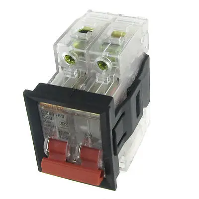 AC 400V 40A 2P Прозрачный миниатюрный выключатель с монтажным кронштейном
