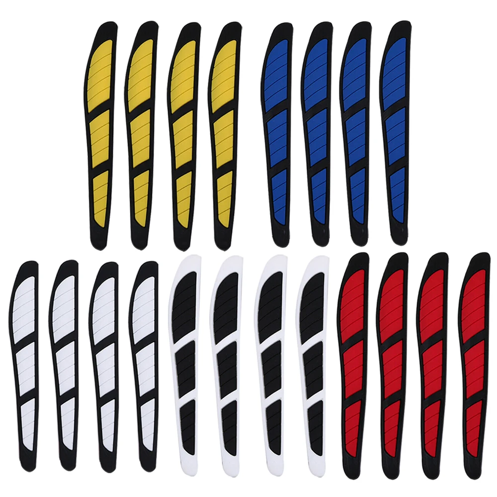 

4pcs Rubber Door edge anti-collision strip Car Door Edge Guard Strip Protector Side Mirror Anti-collision