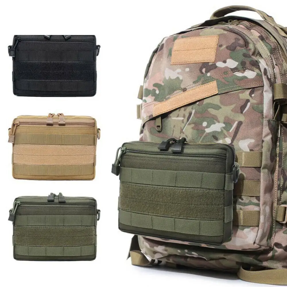 

Multi-function Pocket Molle Pouch EDC Tool Outdoor Multifunctional Waist Pack Zipper Nylon Bag