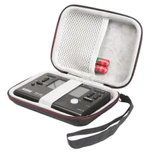 LuckyNV чехол для хранения путешествий для Korg TM60BK инструменты тюнер и метроном рекордер подходит для микрофона с зажимом