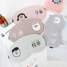 Летние холодные дышащие ледяные тени для век с накладкой на глаза с изображением героев мультфильмов, нашивка для сна, повязка для глаз, защита от льда