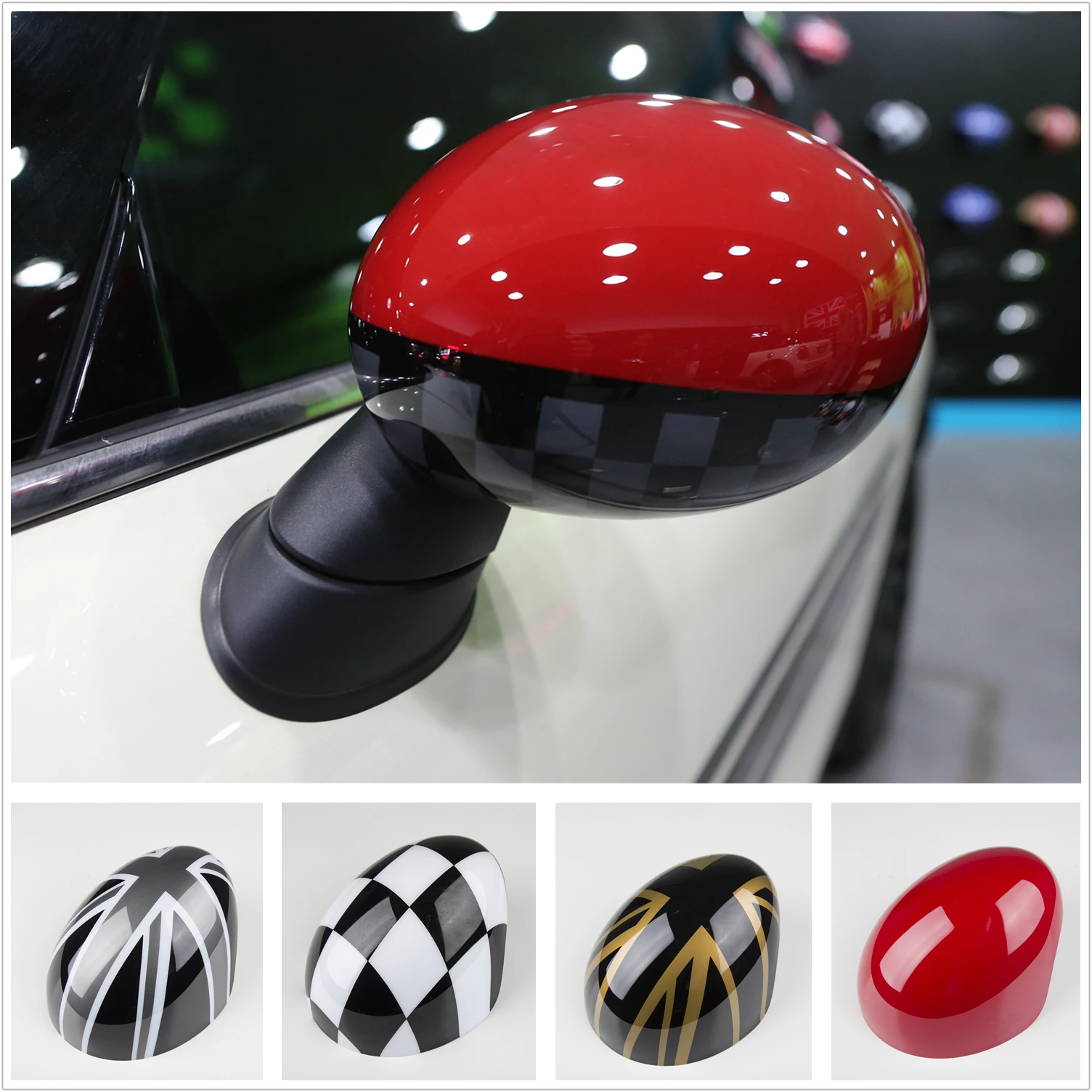 2 шт. боковое зеркало крышка Накладка для Mini Cooper R серии R50 R53 R52 2000-2008 автомобильные