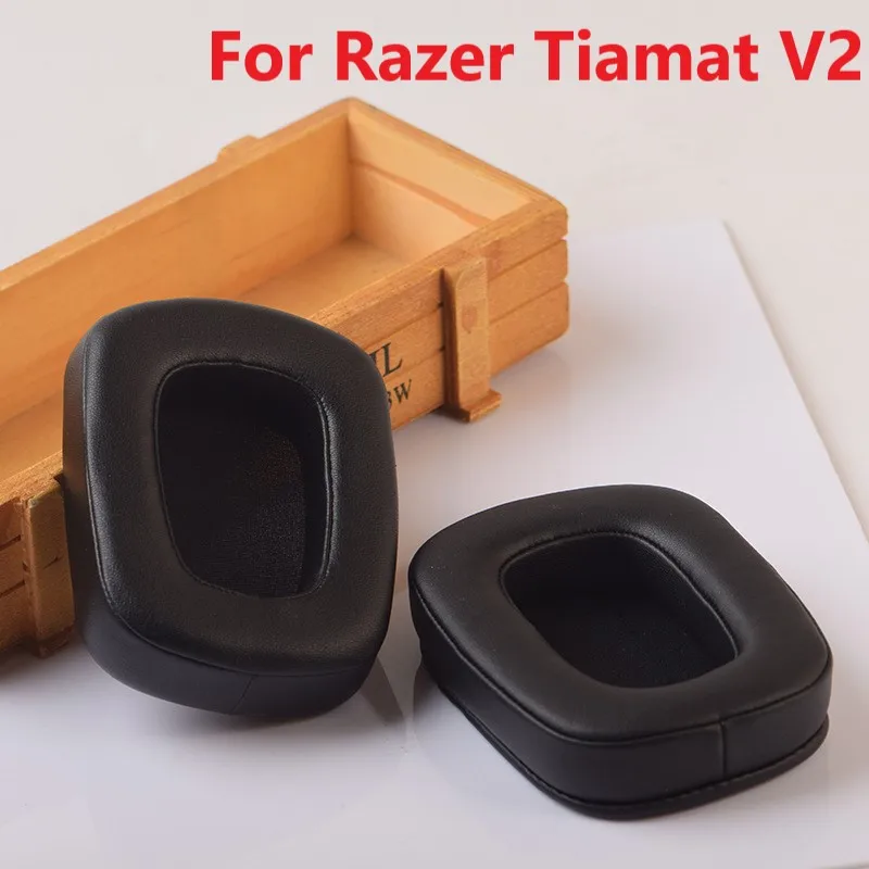 High Quality Headphone Replacement Earpads Cushion for Razer Tiamat V2 7 1 Soft Comfortable Ear Pads Cover for Razer Tiamat V2