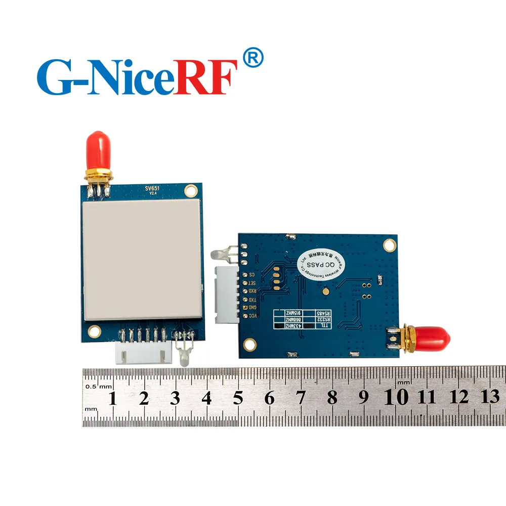 2PCS SV651 Industrial Uart 500mW 470MHz Si4432 