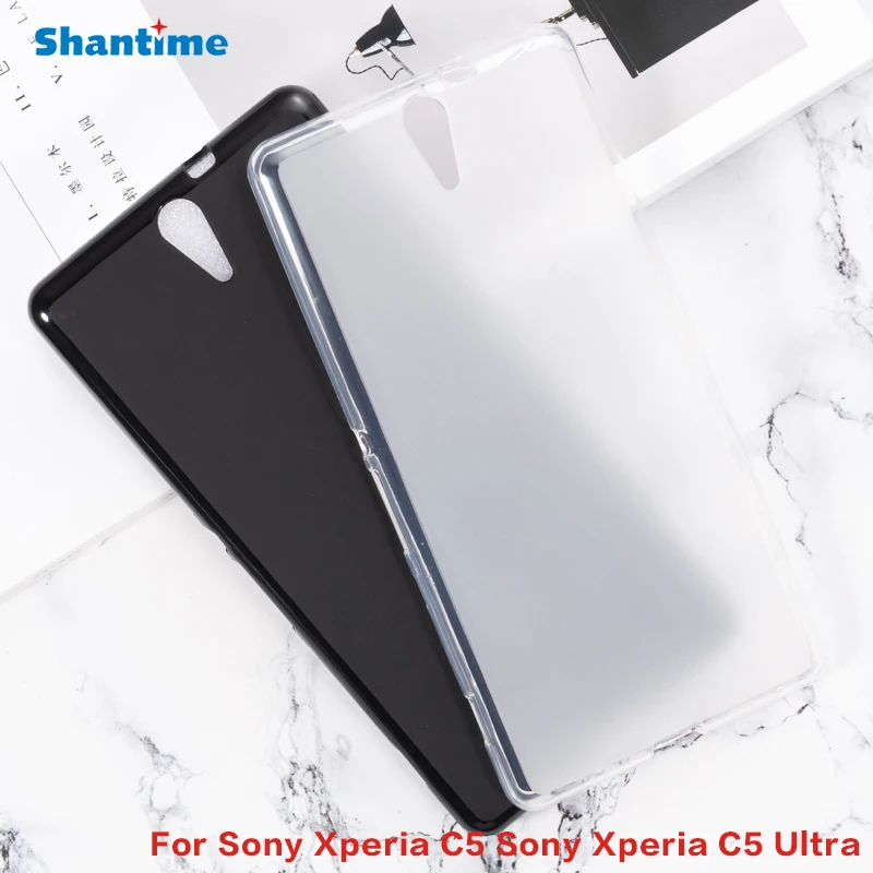 Силиконовый защитный чехол-накладка для Sony Xperia C5 ультрамягкий чехол из ТПУ |