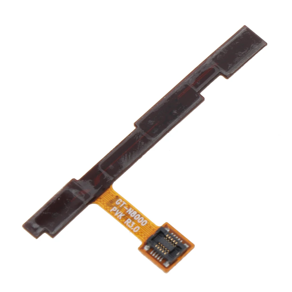 1pc Key Power On/Off and Volume Side Button Flex Cable Unit for Samsung Galaxy Note N8000 N8010 Replace Repair Assembly