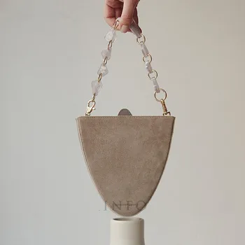 

Luxury Acrylic chain Handbag New Women's Casual Shoulder Bag Simple Wild Portable Diagonal Crossbody Messenger Totes Bag