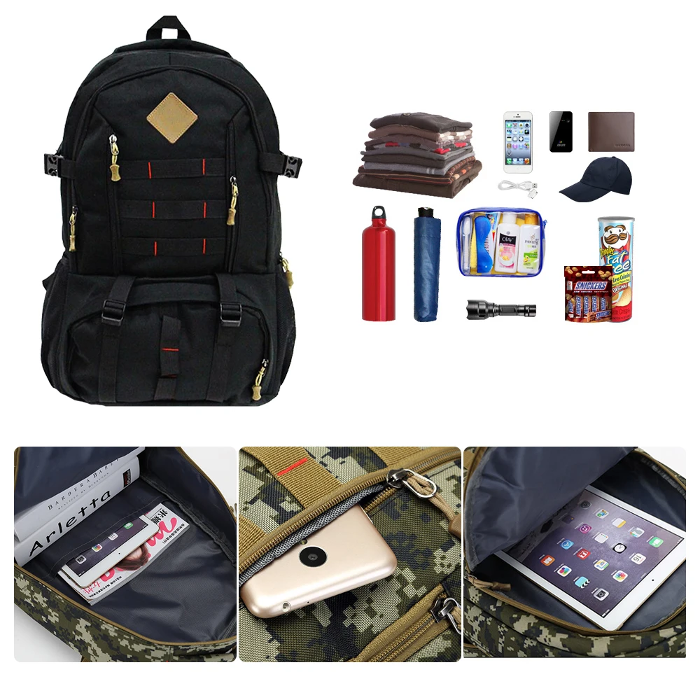 SFIT 50L тактический рюкзак нейлоновый водонепроницаемый походный охотничий рюкзак туристический рюкзак для спорта на открытом воздухе Большая вместительная мужская сумка