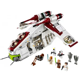 

05041 War Ucs The Republic Gunship X Wing Star Tie Fighter Star Wars Building Lepinblocks Set Bricks Toys 75021 75102