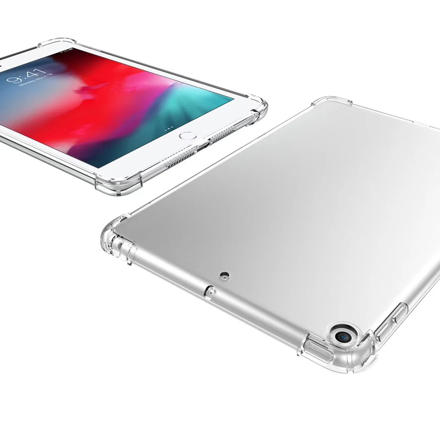 Besegad износостойкий прозрачный силиконовый защитный чехол, чехол для Apple iPad Mini5 Mini 5, аксессуары для планшетов