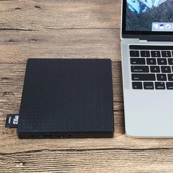 

External DVD Drive USB 3.0 Portable Slim DVD Burners Writer High Speed Data Transfer for Laptop PC FKU66