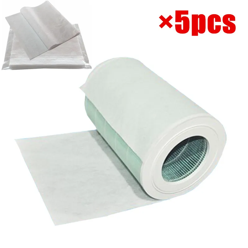 5 шт. 68X30 см электростатического сахарной ваты для Xiaomi Mi Воздухоочистители Pro/1/2 Универсальный бренд Воздухоочистители фильтр Hepa фильтр