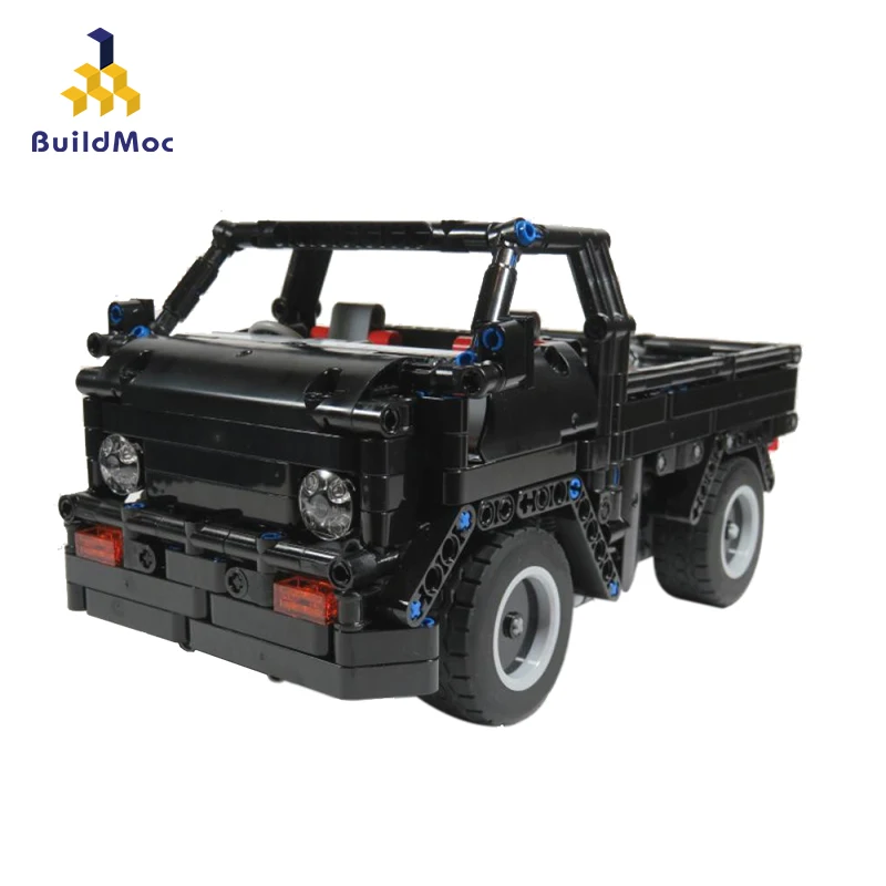 

Buildmoc Technic Car RC Toys MOC-4144-RC Mini Truck Car Assembly Car Model Kids Christmas Toys Building Blocks
