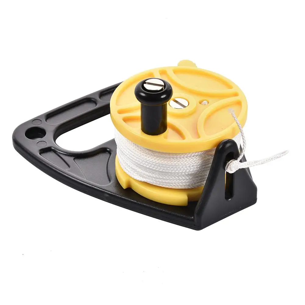 Yellow Keep Diving подводное плавание Tech катушка с фиксатором большого пальца высокое качество плавание акваланга нитки на катушке погружение Спасательный Инструмент - Цвет: Yellow