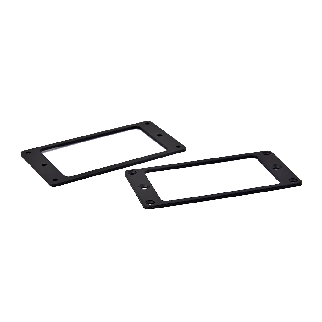 2pcs Metal Flat Humbucker Pickup Ring For LP Electric Guitar Replacement