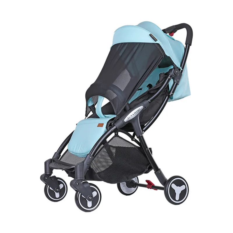 5.8 kg Baby Stroller Portable Umbrella Trolley Folding Baby Carriage 2 in 1 Lightweight Travelling Pram Plane