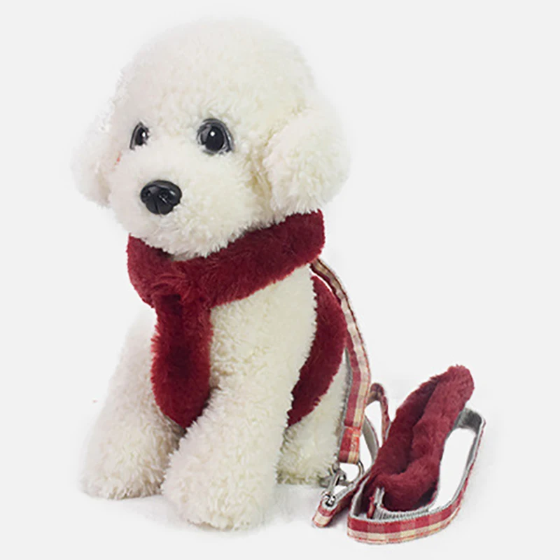 Cotton Dog Cat Clothes Harness Leash Adjustable Traction Rope Pet Harness Vest Dress for Small Medium Dogs Cats Chihuahua