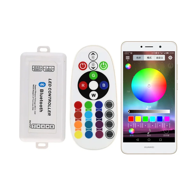 Мобильный телефон Bluetooth RGB5050 осветительный ремень лампа Bluetooth контроллер 12 В высокомощное приложение умный светодиодный контроллер