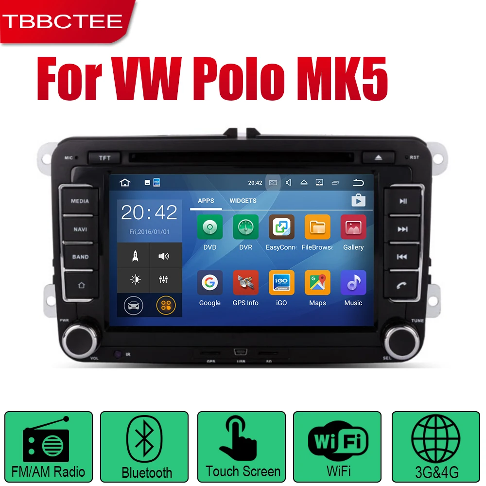 TBBCTEE автомобильный dvd-плеер gps навигация для Volkswagen VW Polo MK5 2009~ 2013 автомобильное мультимедиа андроид экран системы радио стерео