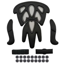 LOCLE велосипедный шлем внутренняя подкладка с сеткой от насекомых универсальные велосипедные шлемы уплотненные губки велосипедные шлемы внутренние накладки