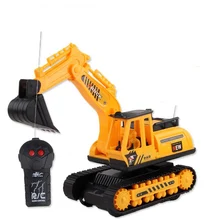 Двусторонний экскаватор на дистанционном управлении строительный автомобиль игрушка электрический экскаватор на дистанционном управлении устойчив к падению детские игрушки