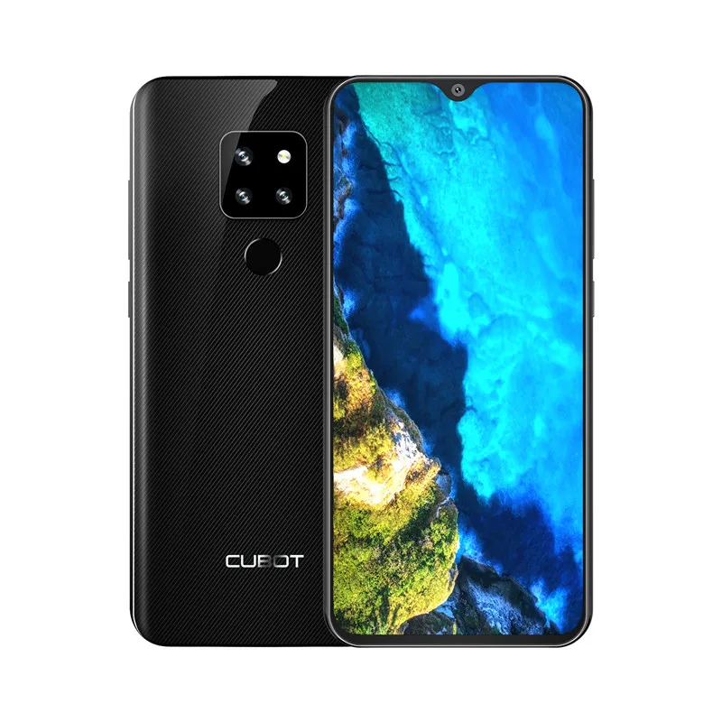 Черный Смартфон Cubot P30, 4 Гб+ 64 ГБ, Восьмиядерный, AI, задняя Тройная камера, 6,3 дюйма, FHD+ экран, 4000 мАч, Face ID, Android 9,0, Pie, смартфон - Цвет: Черный