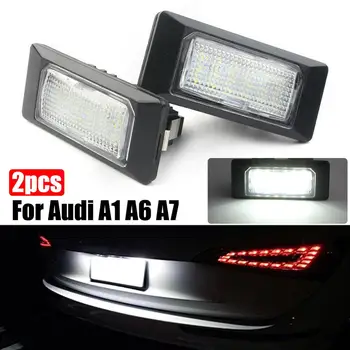 

2Pcs Car LED License Plate Light for Audi A1 A6 A7 TT Volkswagen VW Golf 6 Passat B6 B7 Polo 4D Jetta MK6 Touran Touareg