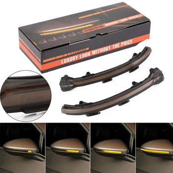 

LED Rearview Mirror Indicator Blinker Repeater Light Dynamic Turn Signal Black For VW Volkswagen Golf 7 VII MK7 MK7.5 Touran