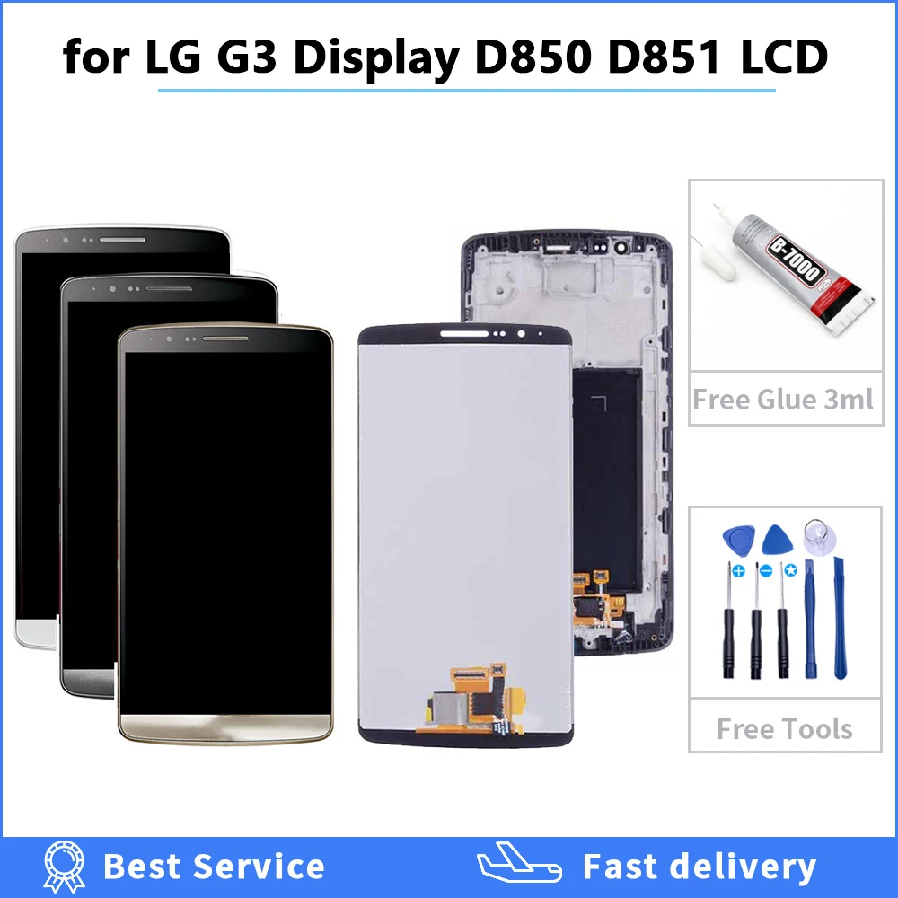 Oem Quality Lcd Display For Lg G3 Touch Screen Digitizer For Lg G3 Display Lcd Replacement D850 D851 D855 5 5 Assembly Tested Mobile Phone Lcd Screens Aliexpress