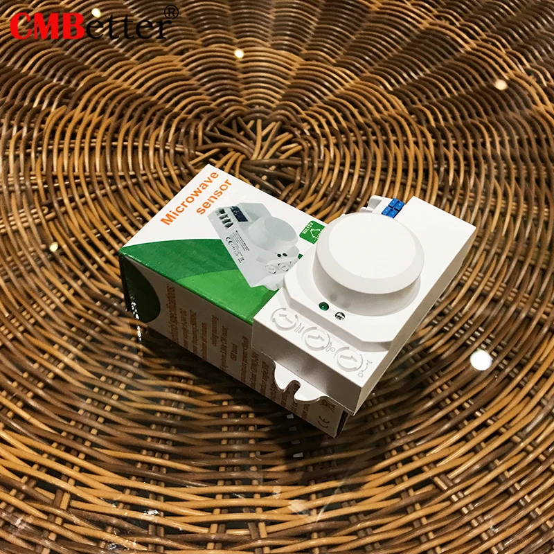 

Asjustable Intelligent microwave radar sensor delay switch corridor garage 12v-24v 220V body auto-sensing controller module