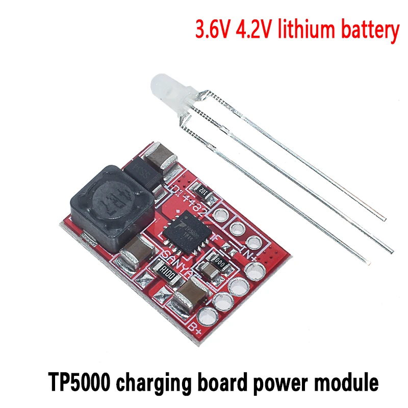 TP5100 управление зарядным устройством модуль питания TP5000 1A 2A совместимый с 4,2 V 8,4 V одиночные и двойные литиевые батареи - Цвет: TP5000