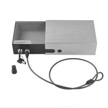 

Car Safe Storage Box Portable Safe Lockbox Vault Personal Vault Security Lock Box with Cable for Home Outdoor Travel