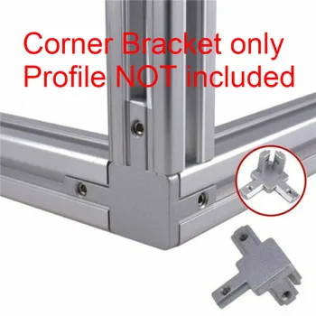 

Aluminum Profile 3 Way Corner Connector Bracket Inside Right-angle 20series Connector Hidden Bracket Holder Support Mount