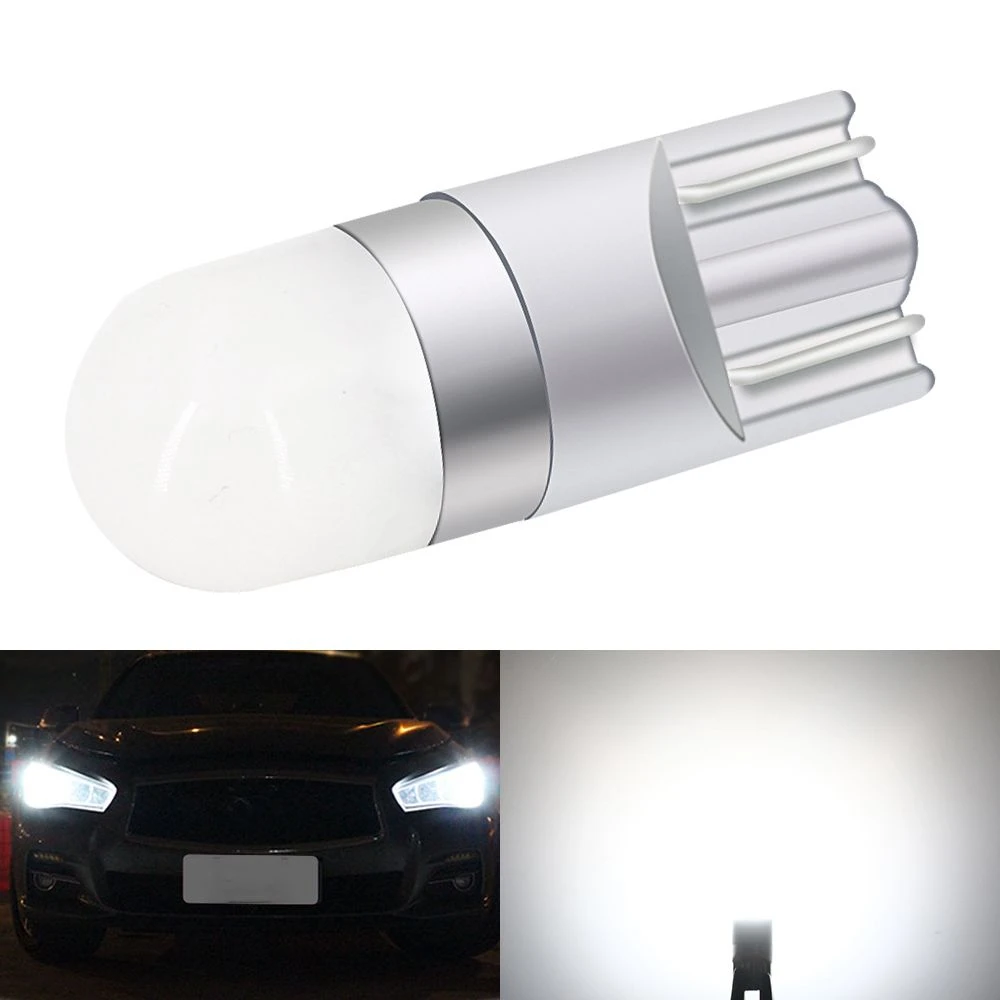 50 шт./лот 3030 SMD T10 W5W светодиодные лампы для зазора автомобиля лампа чтения купол