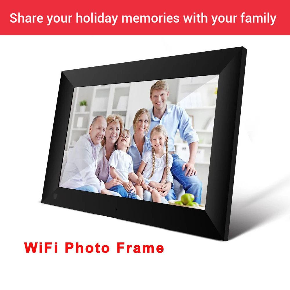 US $100.80 10 Inch 16GB WiFi Digital Photo Frame with HD IPS Display APP Control Touch Screen for Gift P100