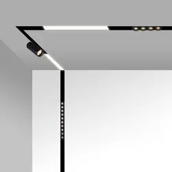 Постмодерн Электромагнитная дорожка офисный светодиодный потолочный светильник из алюминия DIY для гостиной светодиодный потолочный