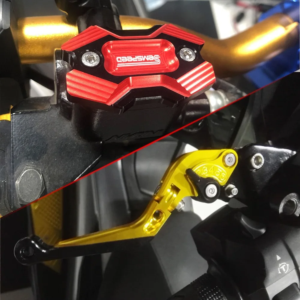 N-MAX155 парковочные рычаги жидкость резервуар масло чашки для NMAX 155 150 125 NMAX155 NMAX125 Мотоцикл Складные Выдвижные Тормозные Рычаги
