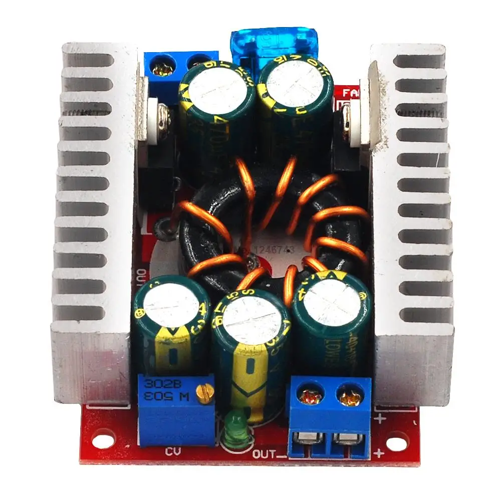 DC-DC High Power Low Ripple 15A Adjustable Step-down Module 98% High Efficiency Vehicle-mounted Power Supply Module