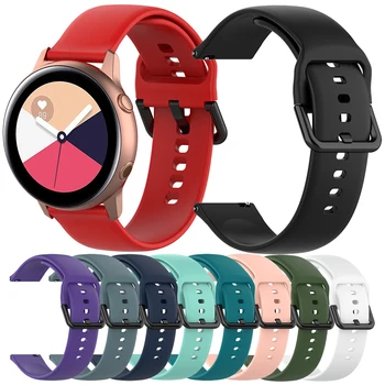 

Essidi 20MM Bands For Samsung Galaxy Watch Active 1 2 Smart Bracelet Strap Soft Silicone Wrist Loop For Watch 3 41mm Galaxy 42mm