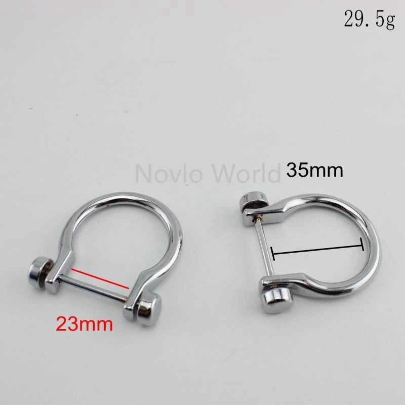 Мир Nolvo 5 20 100шт 4 Цвета 35*23 мм металлическая D кольцо Пряжка подковы для сумки