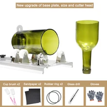 Режущий станок для стеклянных бутылок толщина алюминиевого сплава лучший режущий контроль создание стеклянных скульптур стеклорез