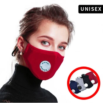 

1 Pcs Reusable Cotton Mask Anti Dust Respirator PM2.5 Give 2pcs Black Mouth Face Filter Respirator Washable Unisex Masks