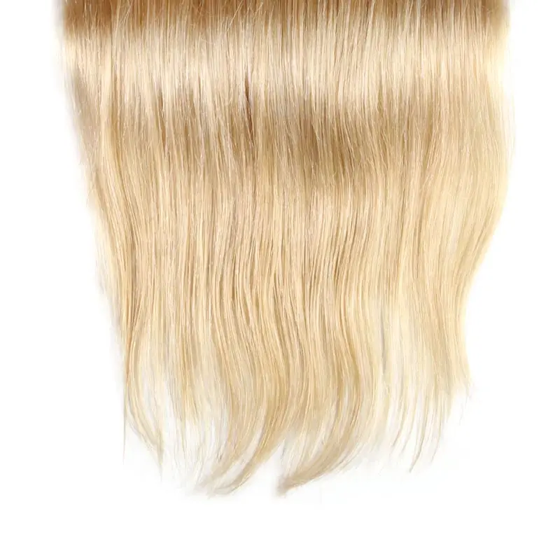 100g Full Head Brazilian Machine Made Remy Hair #60 Blonde 12&rdquo;-24&rdquo;Natural Straight Clip In Human Hair Extensions